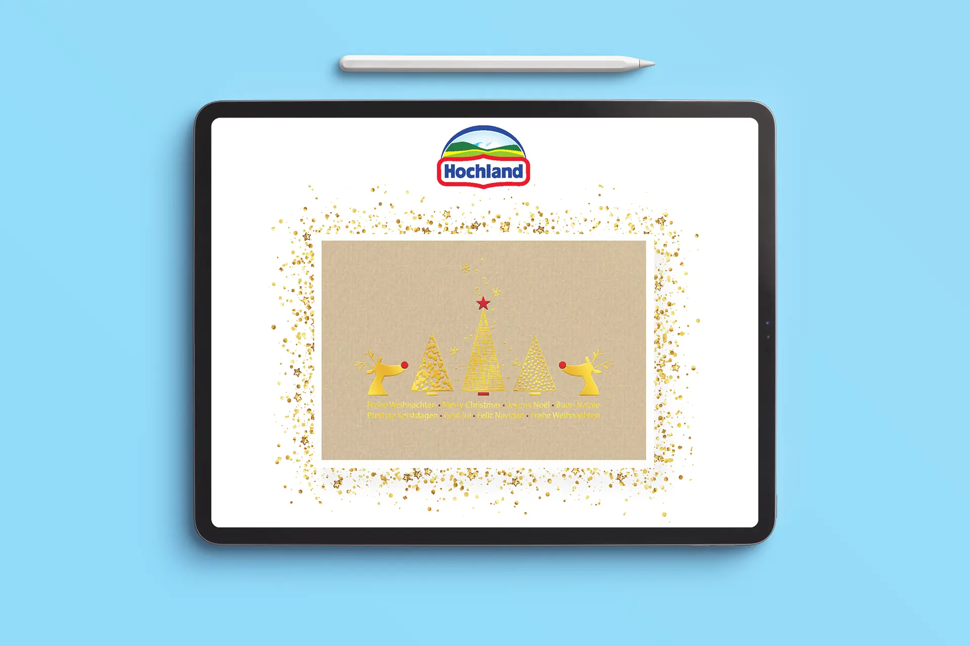 Hochland Digitale Weihnachtskarte