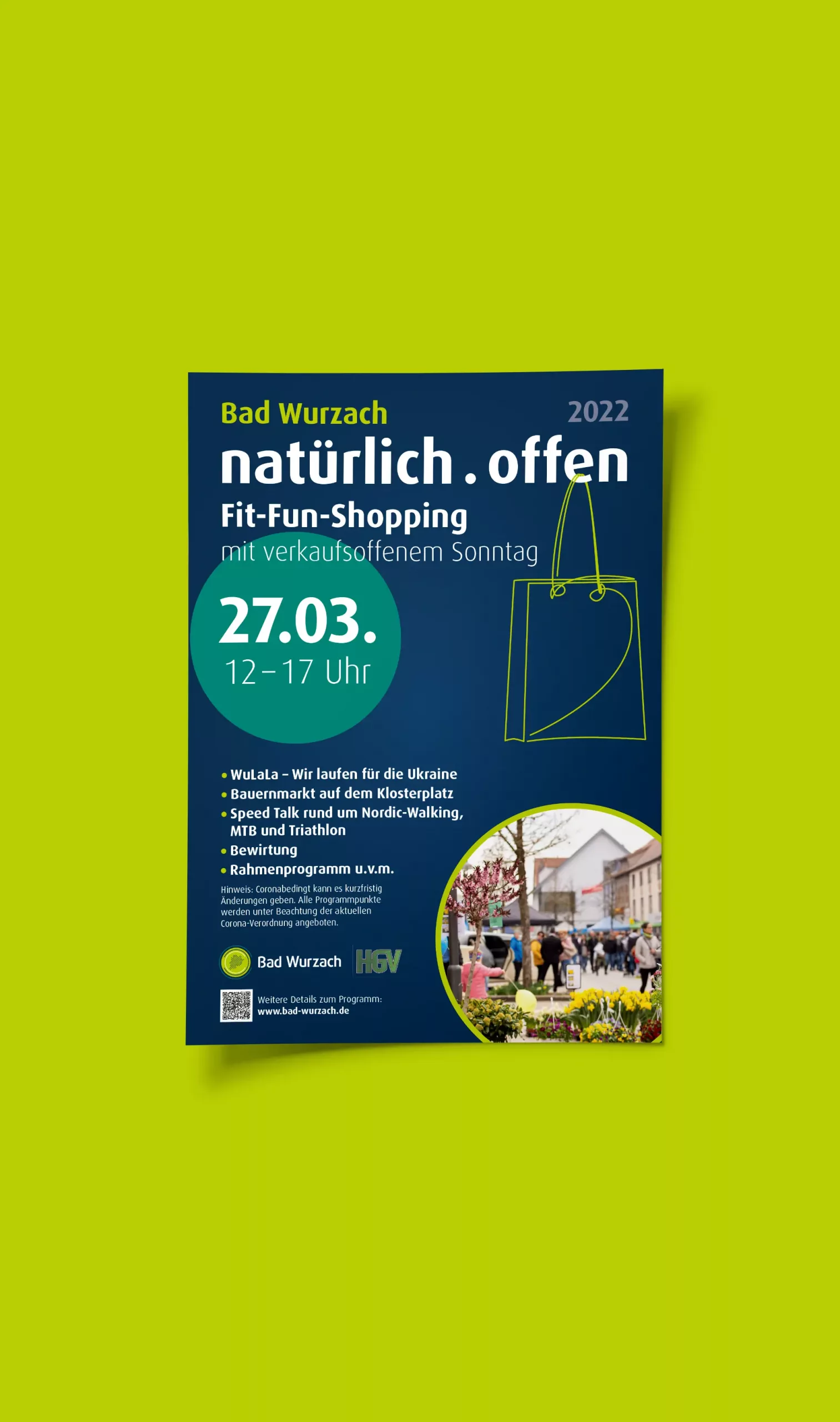 Referenzen der Stadt Bad Wurzach Verkaufsoffener Sonntag Poster